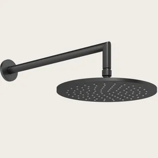 Верхний душ, Gessi, 250*250, цвет-черный матовый