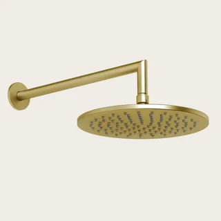Верхний душ, Gessi, 250*250, цвет-Brushed Gold PVD