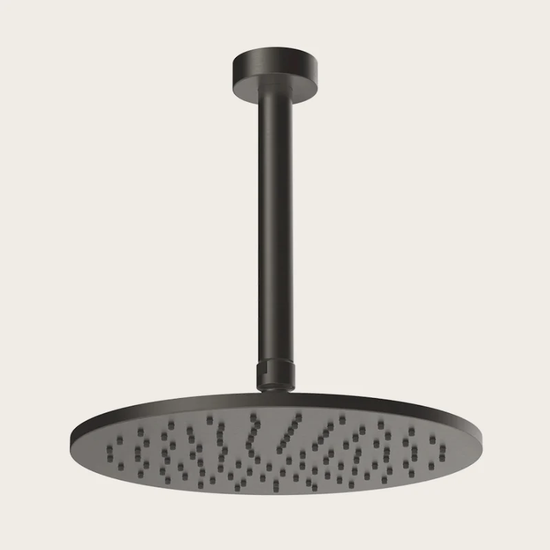 Верхний душ, Gessi, 250*250, цвет-Black Metal Brushed PVD