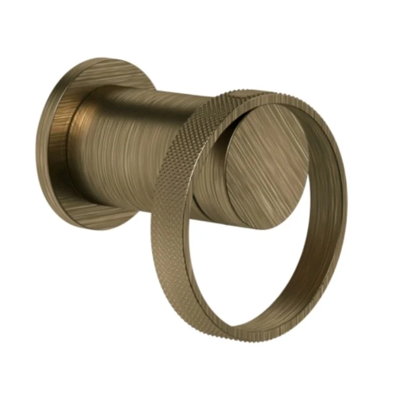 Смеситель для душа, Gessi, Anello, на 1 потребитель, цвет-Antique Brass