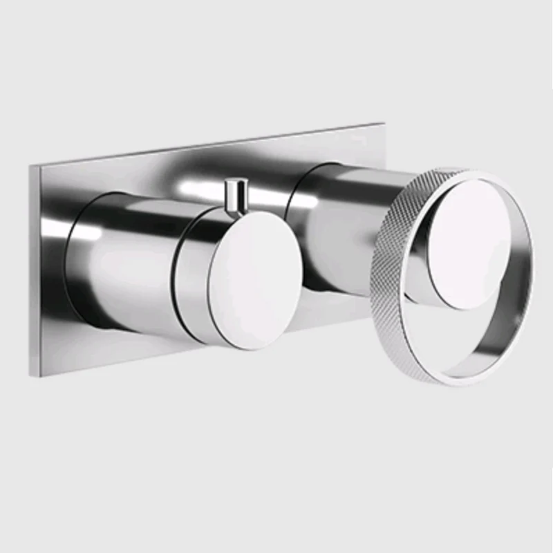 Смеситель для душа, Gessi, Anello, на 2 потребителя, цвет-хром