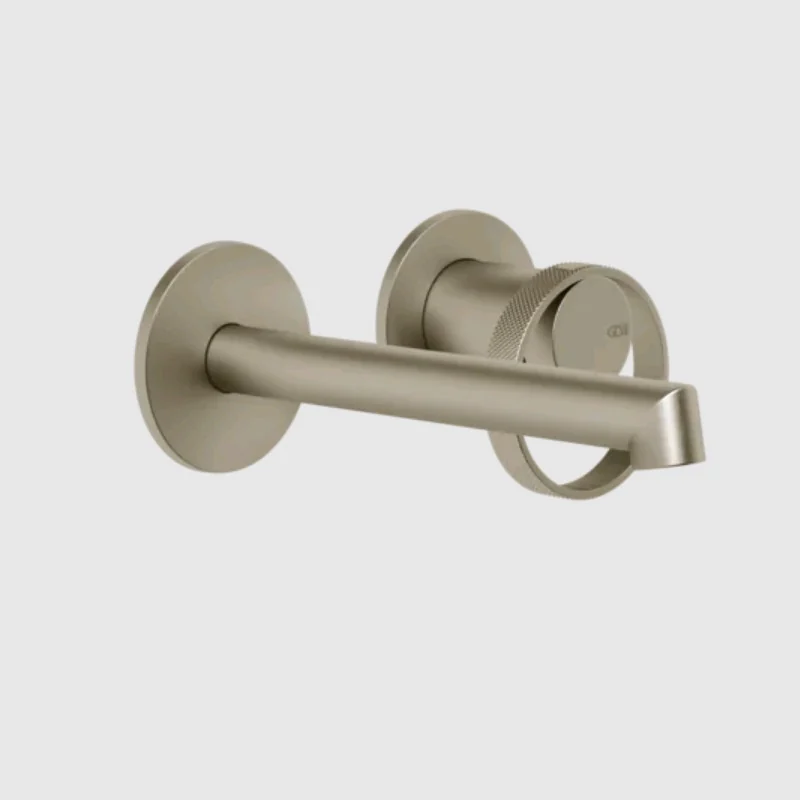 Смеситель для раковины, Gessi, Anello, цвет-Finox Brushed Nickel