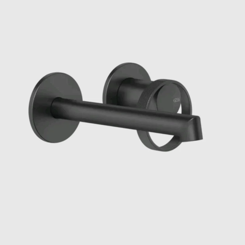 Смеситель для раковины, Gessi, Anello, цвет-черный матовый