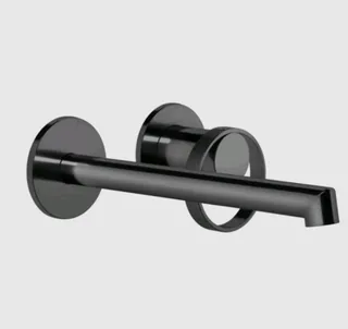 Смеситель для раковины, Gessi, Anello, цвет-Black Metal PVD