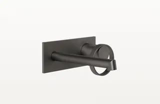Смеситель для раковины, Gessi, Anello, цвет-Black Metal Brushed PVD