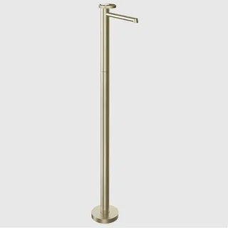 Смеситель для ванны, Gessi, Anello, напольный, цвет-Brushed Brass PVD