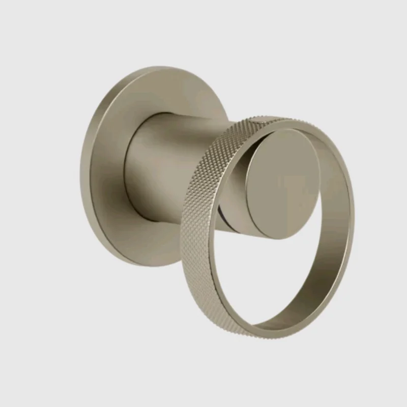 Смеситель для душа, Gessi, Anello, на 1 потребитель, цвет-Finox Brushed Nickel
