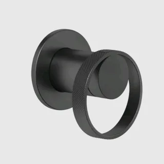 Смеситель для душа, Gessi, Anello, на 1 потребитель, цвет-черный матовый — иконка