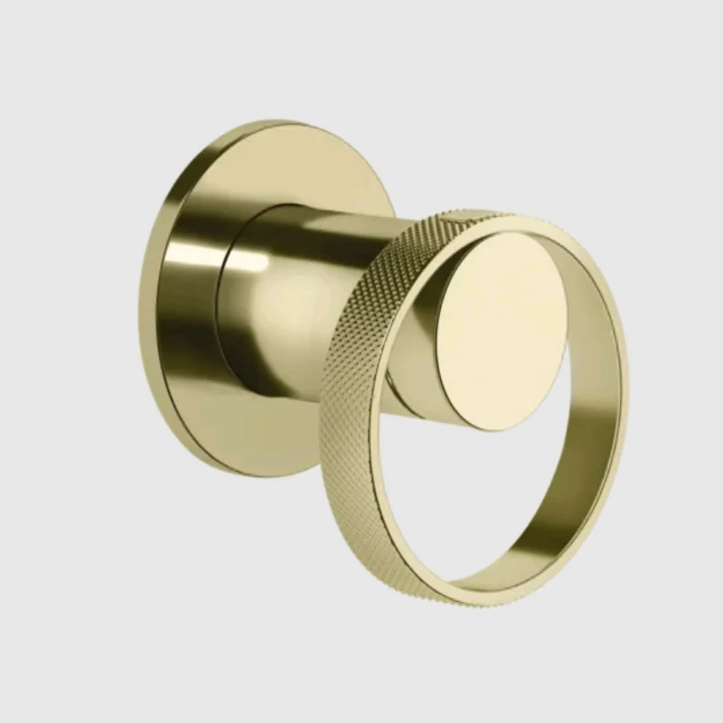 Смеситель для душа, Gessi, Anello, на 1 потребитель, цвет-Brass PVD