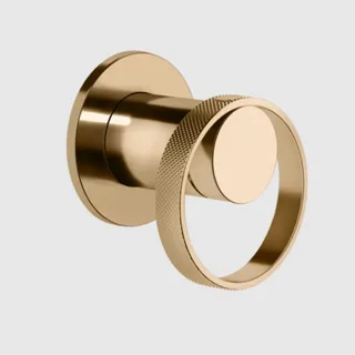 Смеситель для душа, Gessi, Anello, на 1 потребитель, цвет-Warm Bronze PVD