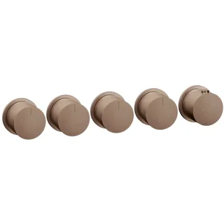 Смеситель для душа, Gessi, Anello, на 4 потребителя, цвет-Copper Brushed PVD