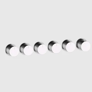 Смеситель для душа, Gessi, Anello, на 5 потребителей, цвет-хром