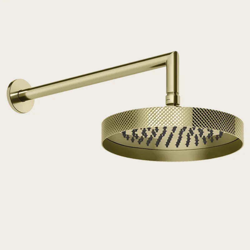 Верхний душ, Gessi, Anello, Diamantao, 218*218, цвет-Brass PVD (старый арт. 63448/710)