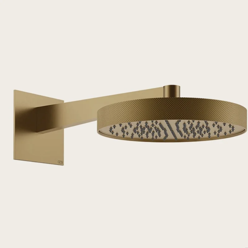 Верхний душ, Gessi, Diamantato, 300*300, цвет-Warm Bronze Brushed PVD