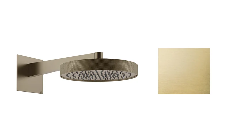 Верхний душ, Gessi, 300*300, цвет-Brushed Brass PVD