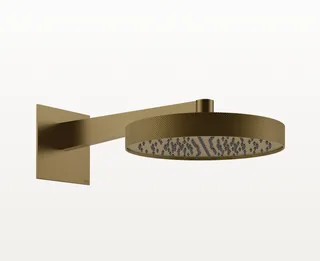 Верхний душ, Gessi, Diamantato, 300*300, цвет-Deep Bronze Brushed PVD