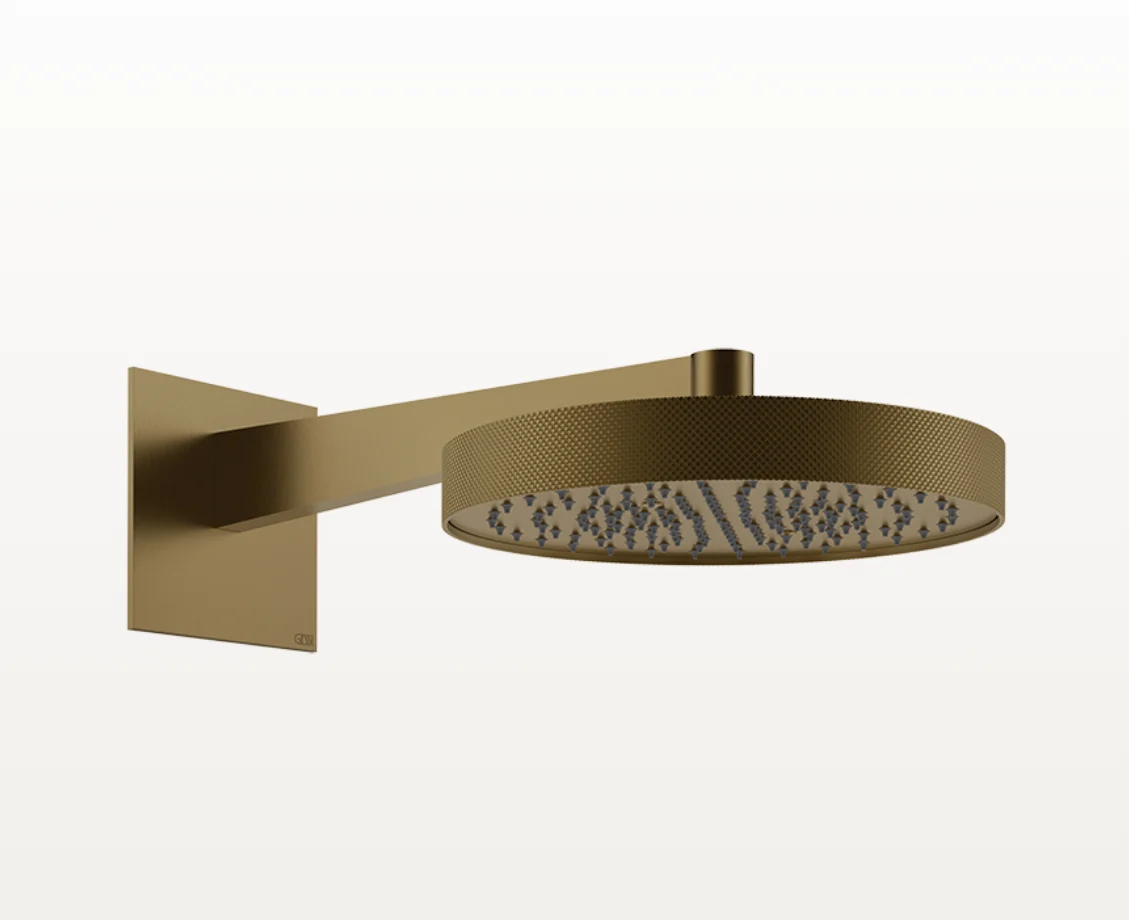 Верхний душ, Gessi, Diamantato, 300*300, цвет-Deep Bronze Brushed PVD