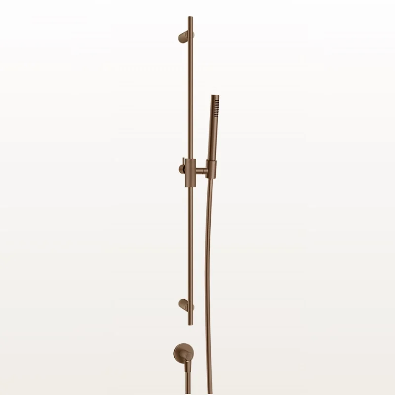 Душевой гарнитур, Gessi, Anello, 23, цвет-Copper Brushed PVD