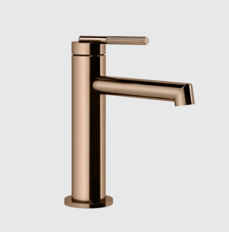 Смеситель для раковины, Gessi, Ingranaggio, цвет-Copper PVD