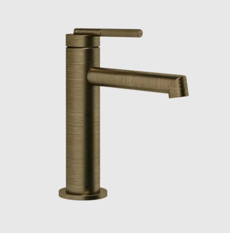 Смеситель для раковины, Gessi, Ingranaggio, цвет-Antique Brass