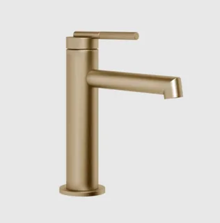 Смеситель для раковины, Gessi, Ingranaggio, цвет-Warm Bronze Brushed PVD