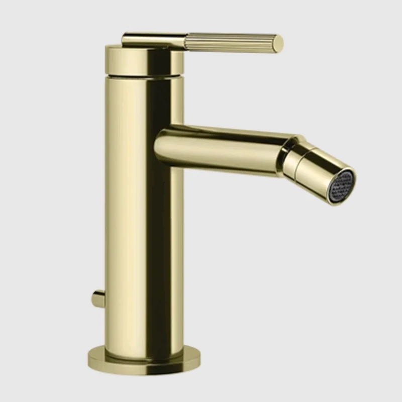 Смеситель для биде, Gessi, Ingranaggio, цвет-Brass PVD