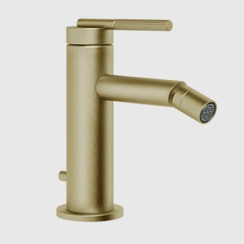 Смеситель для биде, Gessi, Ingranaggio, цвет-Brushed Brass PVD