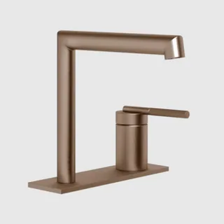 Смеситель для раковины, Gessi, Ingranaggio, цвет-Copper Brushed PVD — иконка
