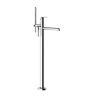 Смеситель для ванны и душа, Gessi, Ingranaggio, напольный, цвет-хром