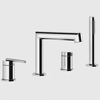 Смеситель для ванны и душа, Gessi, Ingranaggio, цвет-хром