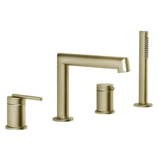Смеситель для ванны и душа, Gessi, Ingranaggio, цвет-Warm Bronze Brushed PVD — иконка