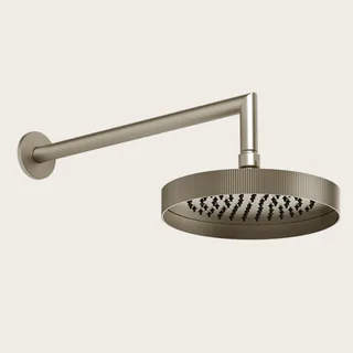 Верхний душ, Gessi, Rigato, 218*218, цвет-Finox Brushed Nickel