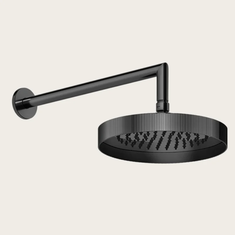 Верхний душ, Gessi, Rigato, 218*218, цвет-Black Metal PVD