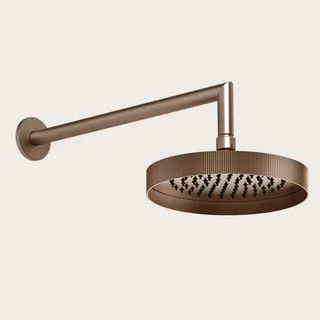 Верхний душ, Gessi, Rigato, 218*218, цвет-Copper Brushed PVD