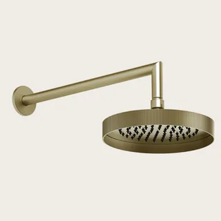 Верхний душ, Gessi, Rigato, 218*218, цвет-Brushed Brass PVD