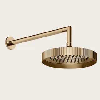 Верхний душ, Gessi, Rigato, 218*218, цвет-Warm Bronze PVD
