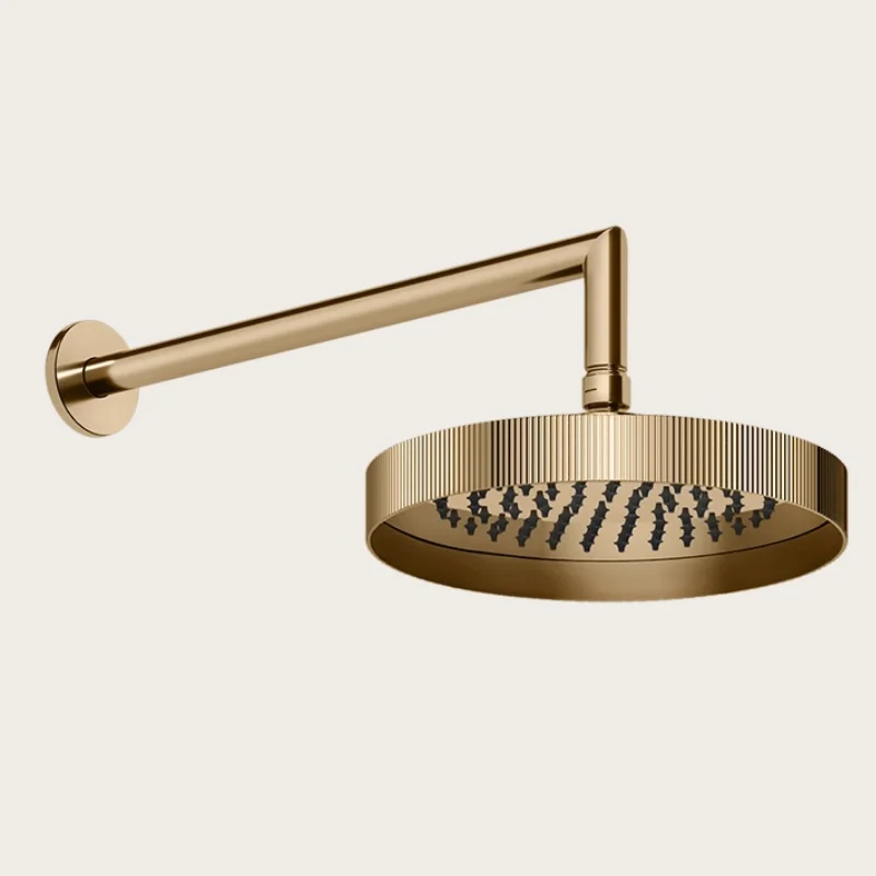 Верхний душ, Gessi, Rigato, 218*218, цвет-Warm Bronze PVD