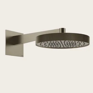 Верхний душ, Gessi, Rigato, 300*300, цвет-Brushed Nickel