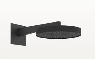Верхний душ, Gessi, 300*300, цвет-черный матовый