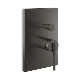 Смеситель для душа, Gessi, Ingranaggio, на 2 потребителя, цвет-Black Metal Brushed PVD — иконка