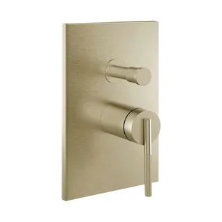 Смеситель для душа, Gessi, Ingranaggio, на 2 потребителя, цвет-Brushed Brass PVD — иконка