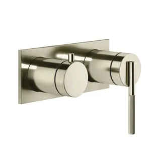 Смеситель для душа, Gessi, Ingranaggio, на 2 потребителя, цвет-Nickel PVD (старый арт. 63579/720) — иконка
