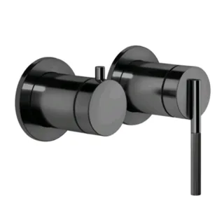Смеситель для душа, Gessi, Ingranaggio, на 2 потребителя, цвет-Black Metal PVD — иконка