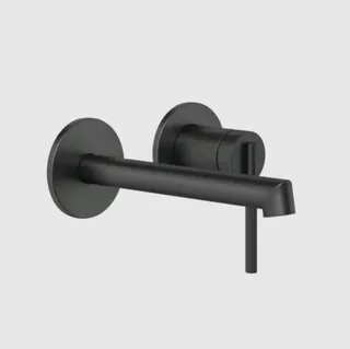 Смеситель для раковины, Gessi, Ingranaggio, цвет-черный матовый