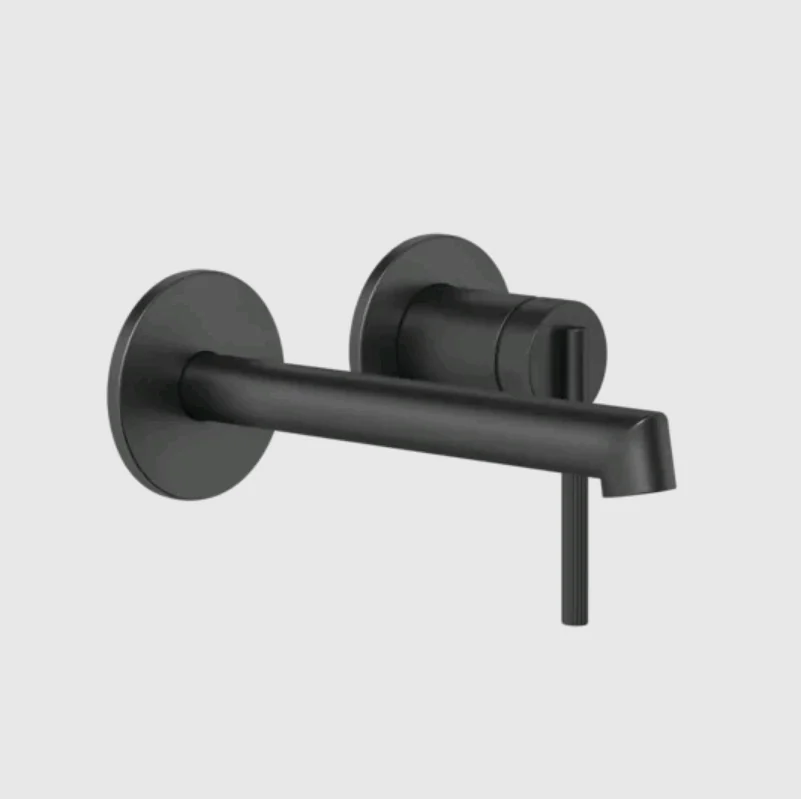 Смеситель для раковины, Gessi, Ingranaggio, цвет-черный матовый