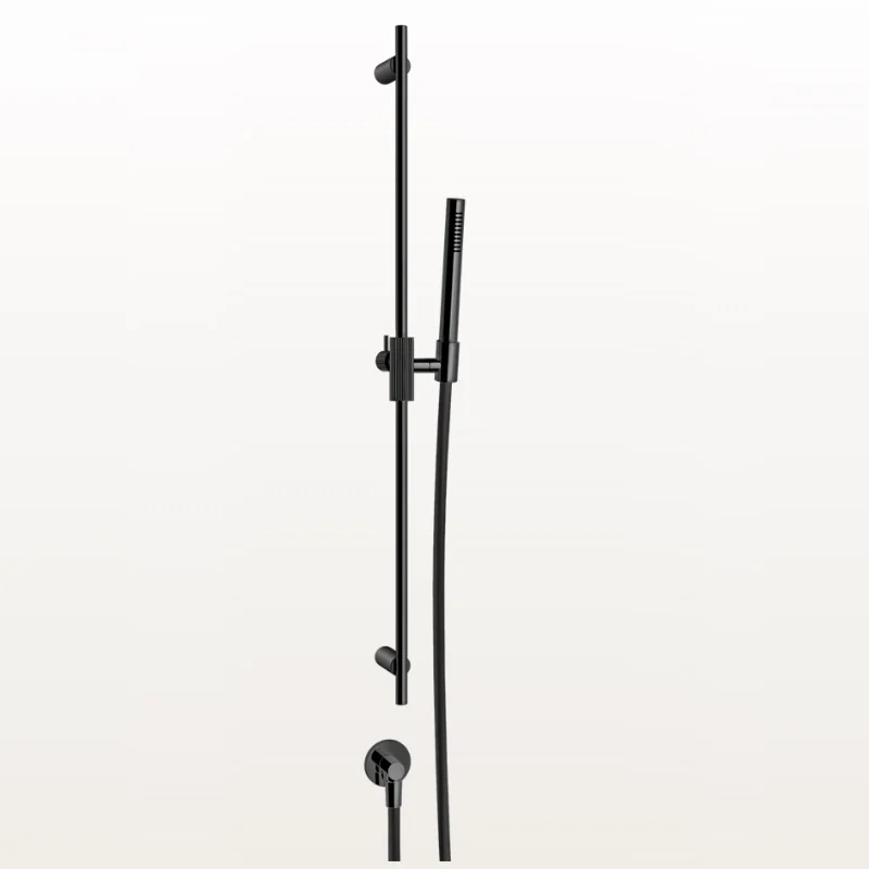 Душевой гарнитур, Gessi, Ingranaggio, 23, цвет-Black Metal PVD
