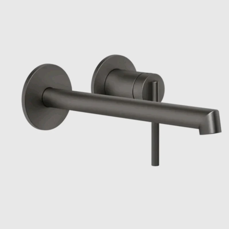 Смеситель для раковины, Gessi, Ingranaggio, цвет-Black Metal Brushed PVD