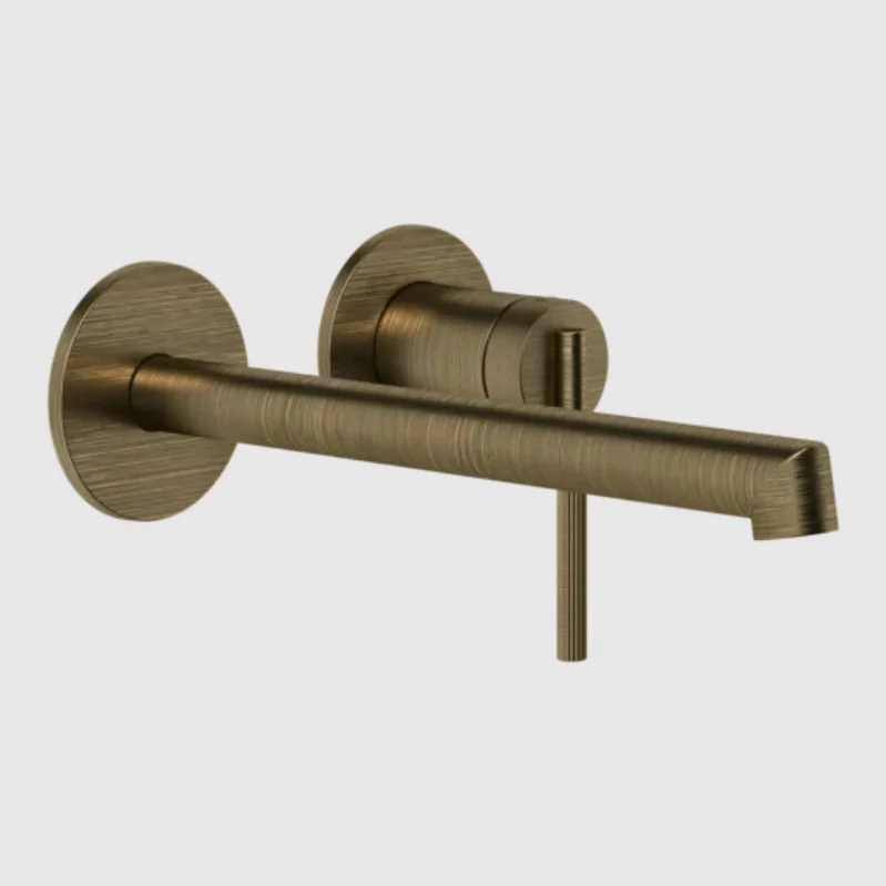 Смеситель для раковины, Gessi, Ingranaggio, цвет-Antique Brass