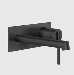Смеситель для раковины, Gessi, Ingranaggio, цвет-черный матовый