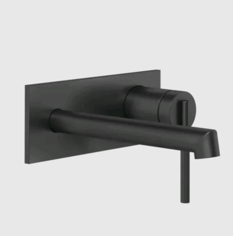 Смеситель для раковины, Gessi, Ingranaggio, цвет-черный матовый